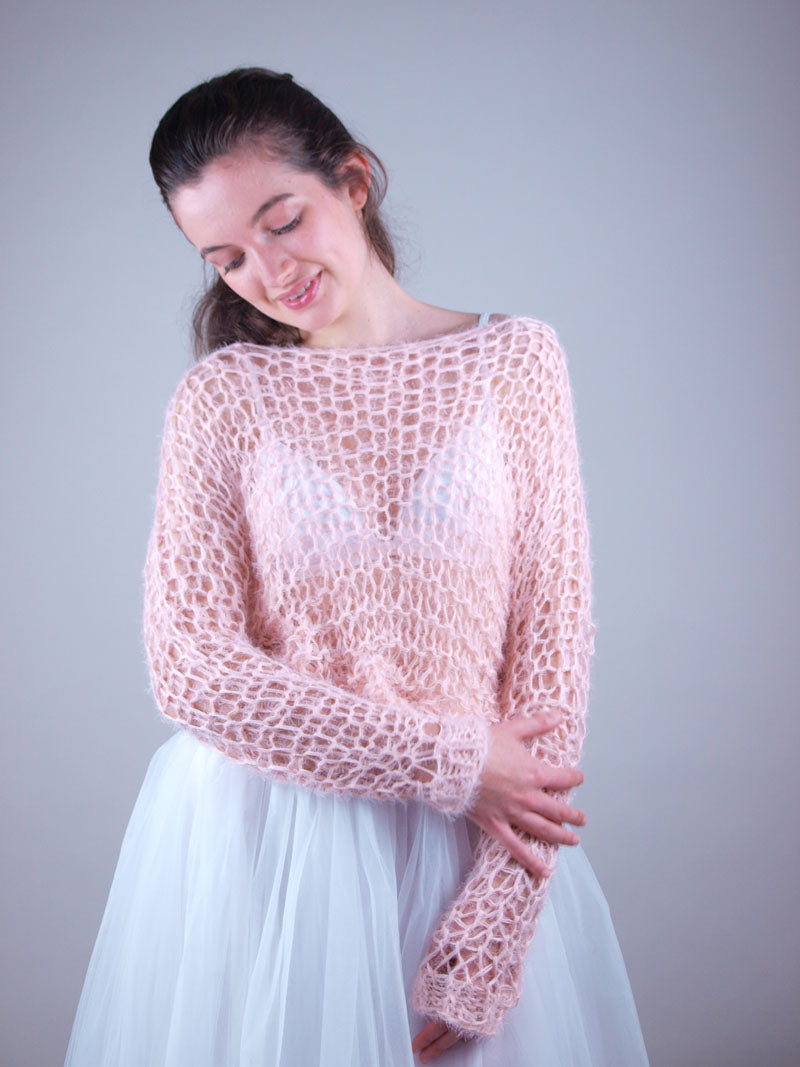 STRICKSET: Charly ein Pullover in grober Masche zum Selber Stricken - Beemohr