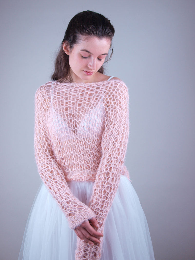 STRICKSET: Charly ein Pullover in grober Masche zum Selber Stricken - Beemohr