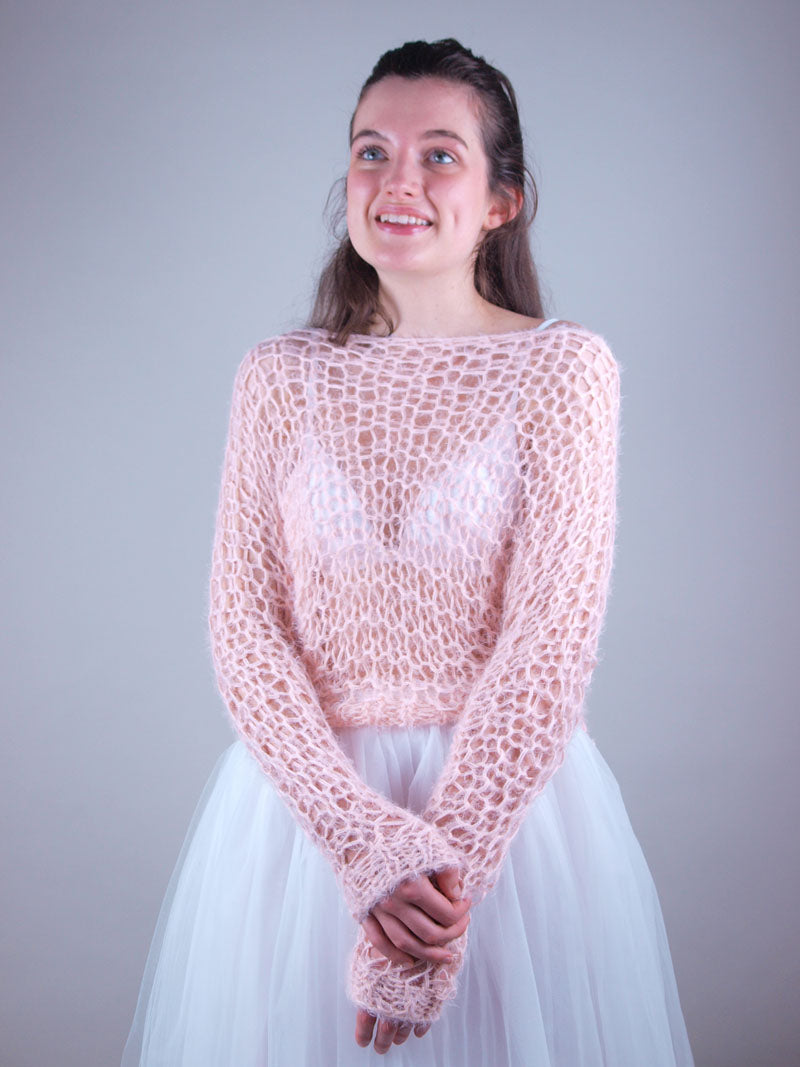 STRICKSET: Charly ein Pullover in grober Masche zum Selber Stricken - Beemohr