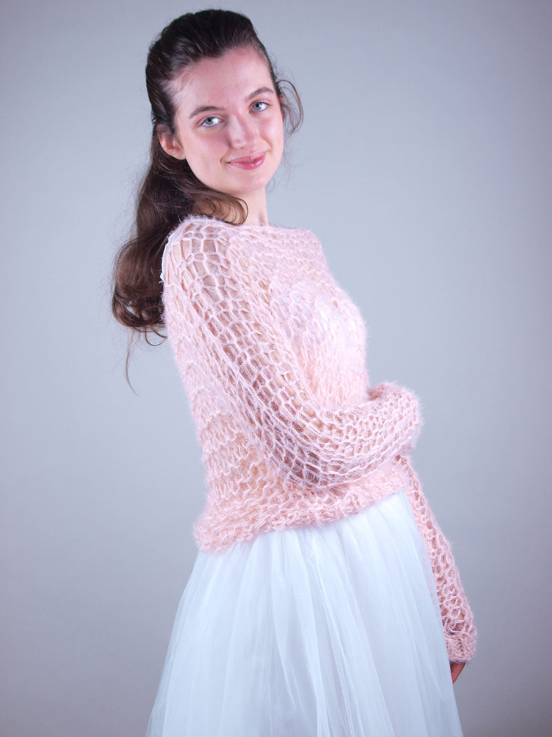 STRICKSET: Charly ein Pullover in grober Masche zum Selber Stricken - Beemohr