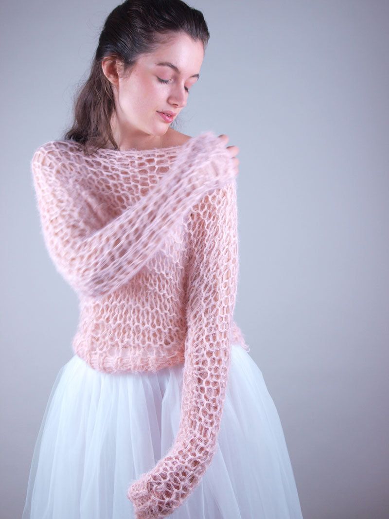 STRICKSET: Charly ein Pullover in grober Masche zum Selber Stricken - Beemohr
