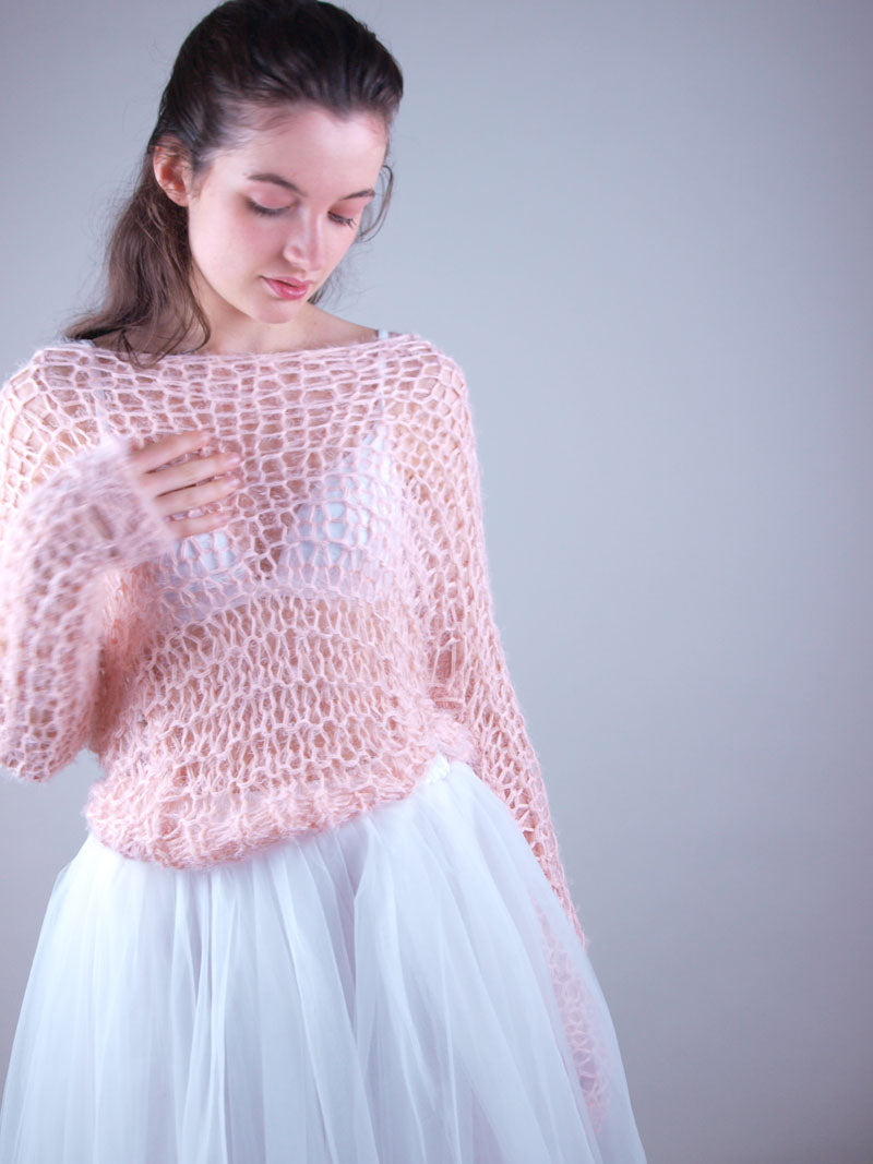 STRICKSET: Charly ein Pullover in grober Masche zum Selber Stricken - Beemohr