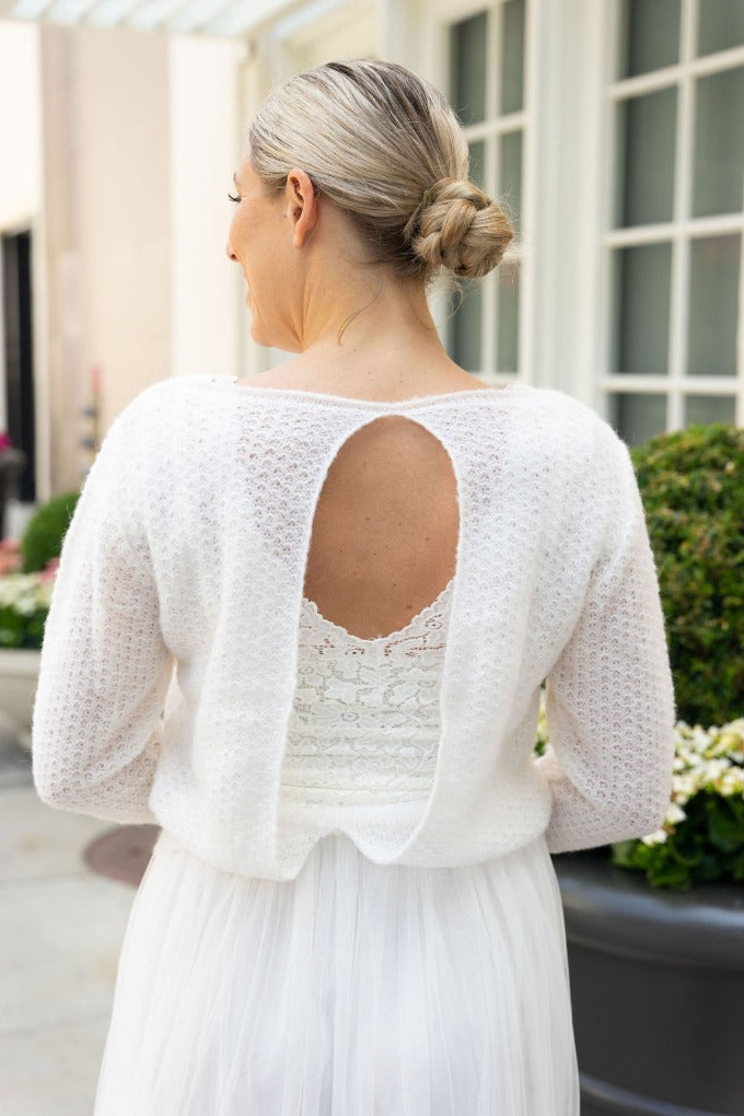 FOR YOU: Pullover für Hochzeiten AIMY mit großem Rücken-Ausschnitt - Beemohr