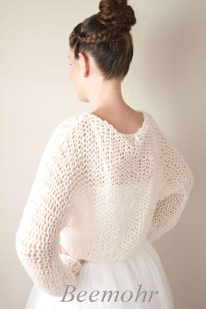 For You: Strickpullover aus weichem Baumwoll - Merino Mix ♥ ALICE ♥ - Beemohr