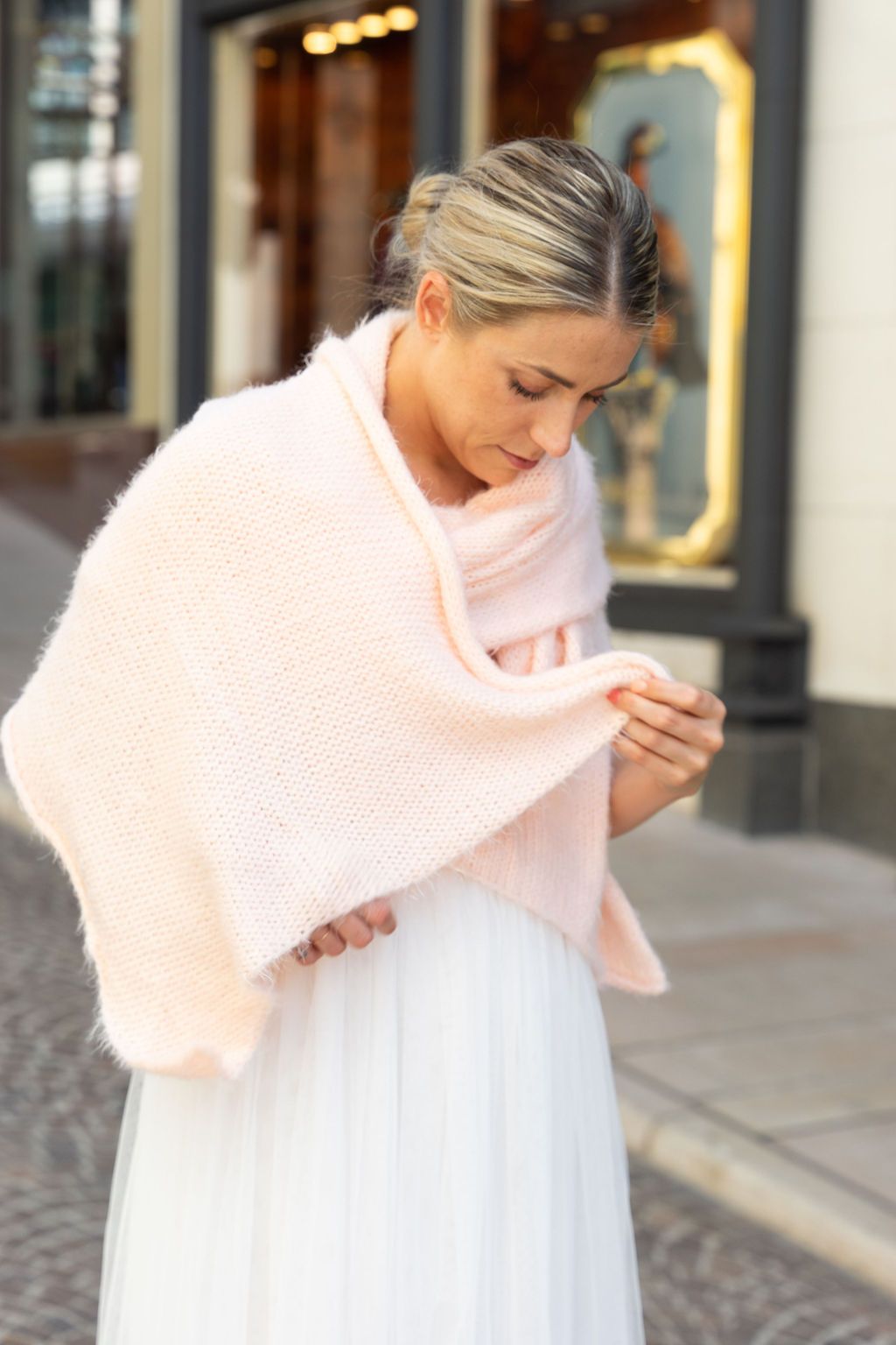 DIY Strickanleitung für eine Beaugency Stola - Beemohr