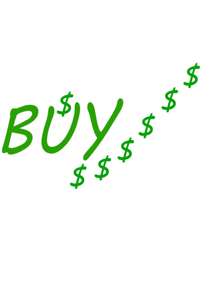 Schriftzug BUY zum Einstricken oder Aufsticken - Beemohr