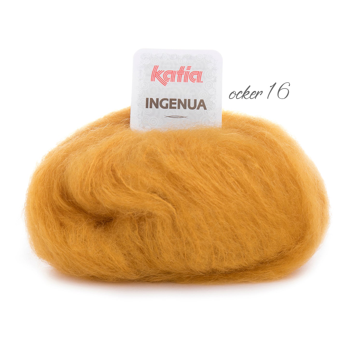 KNIT KIT: Mohair Jacke INGENUA super Dick im Strickset mit Strickanleitung von KATIA - Beemohr