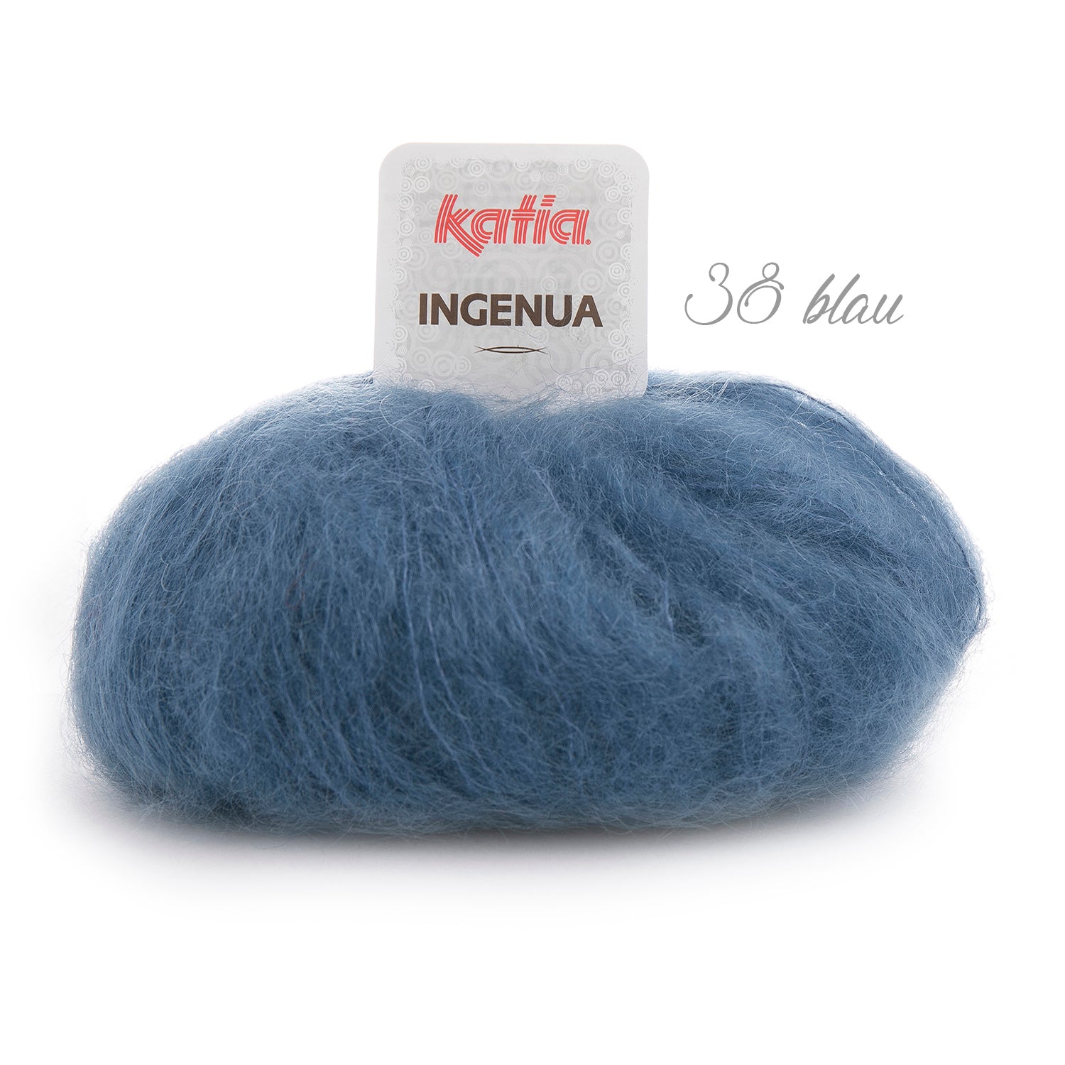 KNIT KIT: Mohair Jacke INGENUA super Dick im Strickset mit Strickanleitung von KATIA - Beemohr