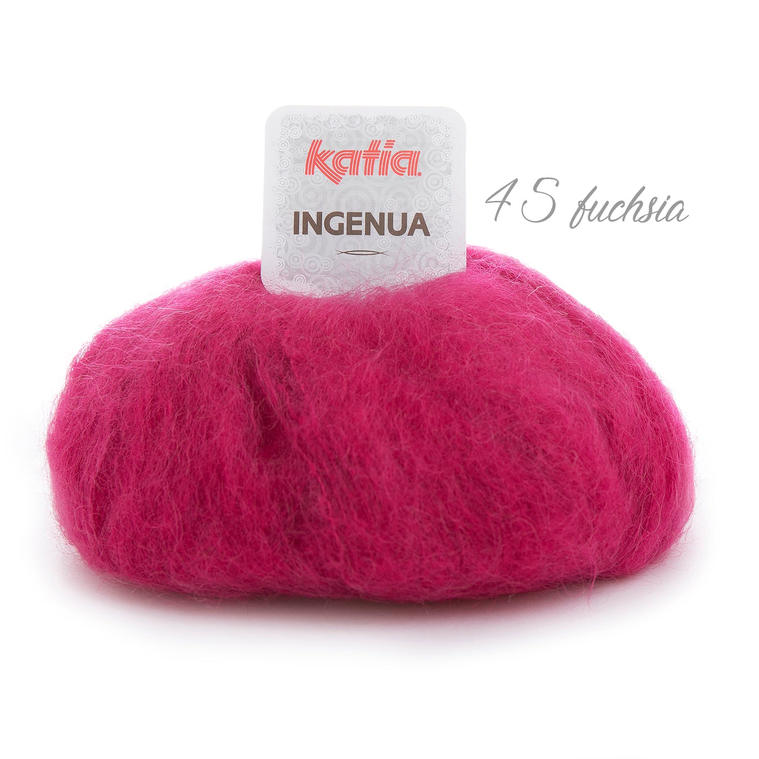 Weißer Strickpullover aus Mohair GENE tailliert - Beemohr