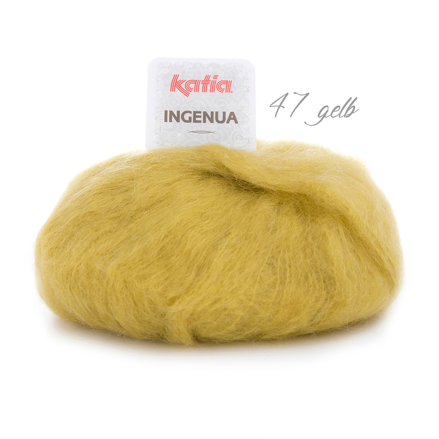 KNIT KIT: Mohair Jacke INGENUA super Dick im Strickset mit Strickanleitung von KATIA - Beemohr