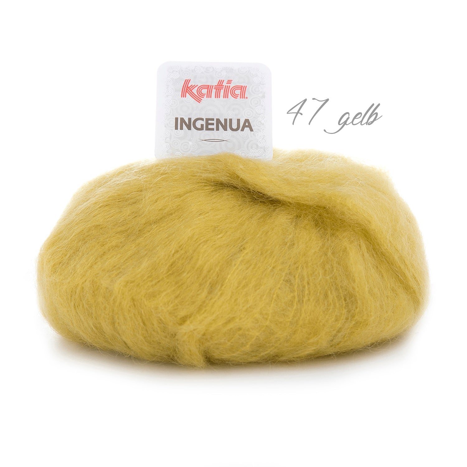 Knit Kit: Mohair Strick - Pullover John Waldgrün gestreift - Beemohr