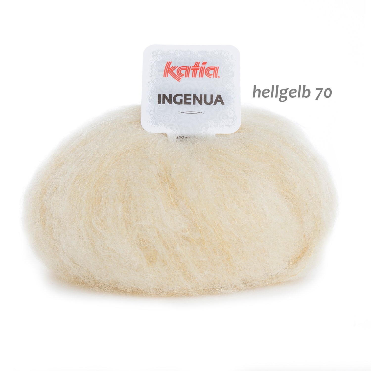 Weißer Strickpullover aus Mohair GENE tailliert - Beemohr