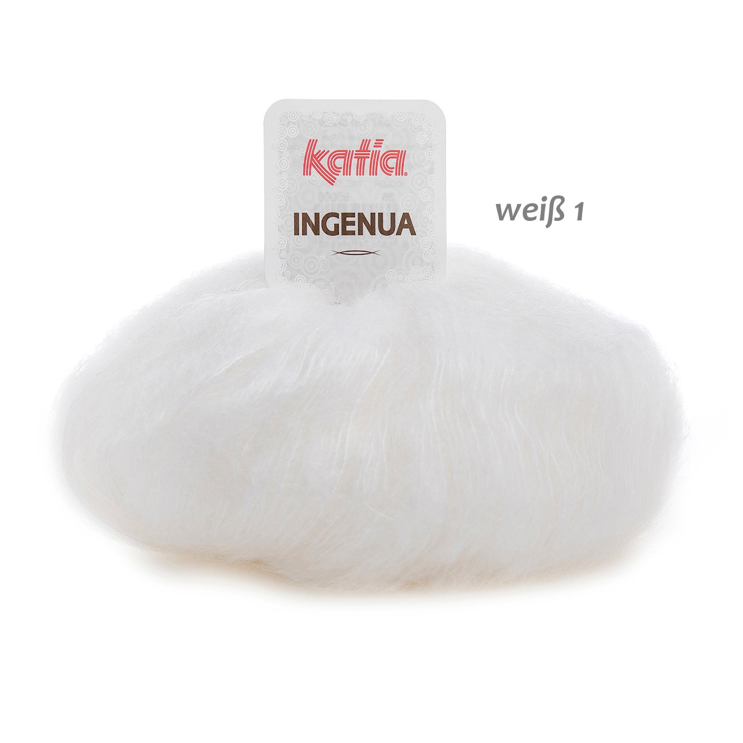 KNIT KIT: Mohair Jacke INGENUA super Dick im Strickset mit Strickanleitung von KATIA - Beemohr