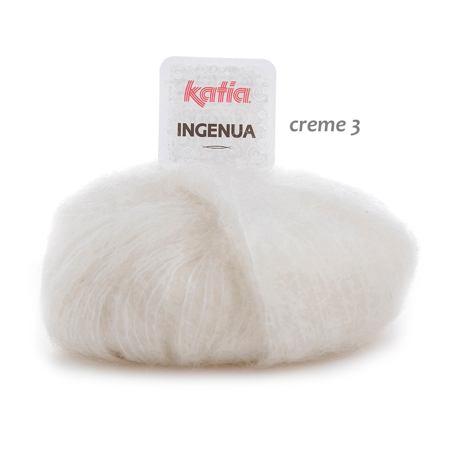 KNIT KIT: Mohair Jacke INGENUA super Dick im Strickset mit Strickanleitung von KATIA - Beemohr