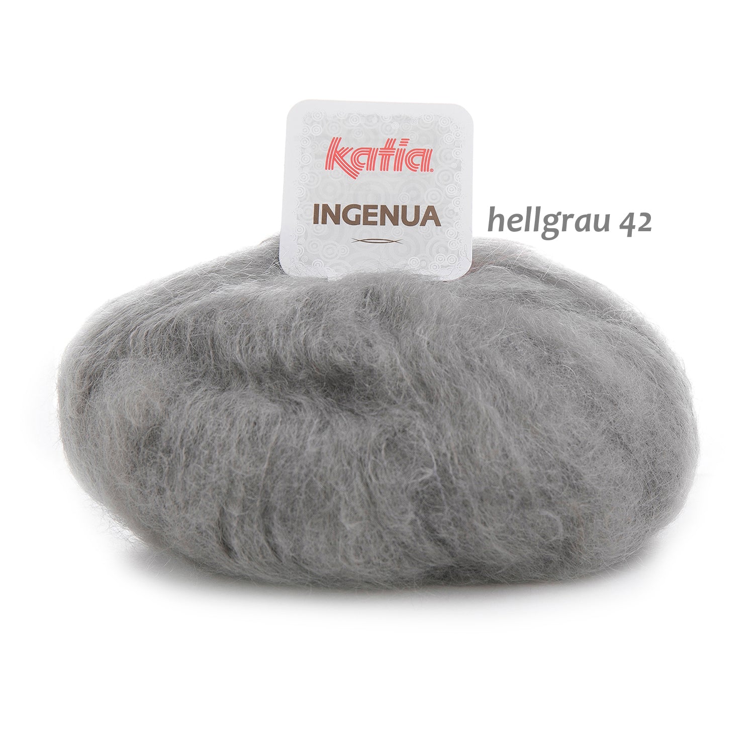 KNIT KIT: Mohair Jacke INGENUA super Dick im Strickset mit Strickanleitung von KATIA - Beemohr