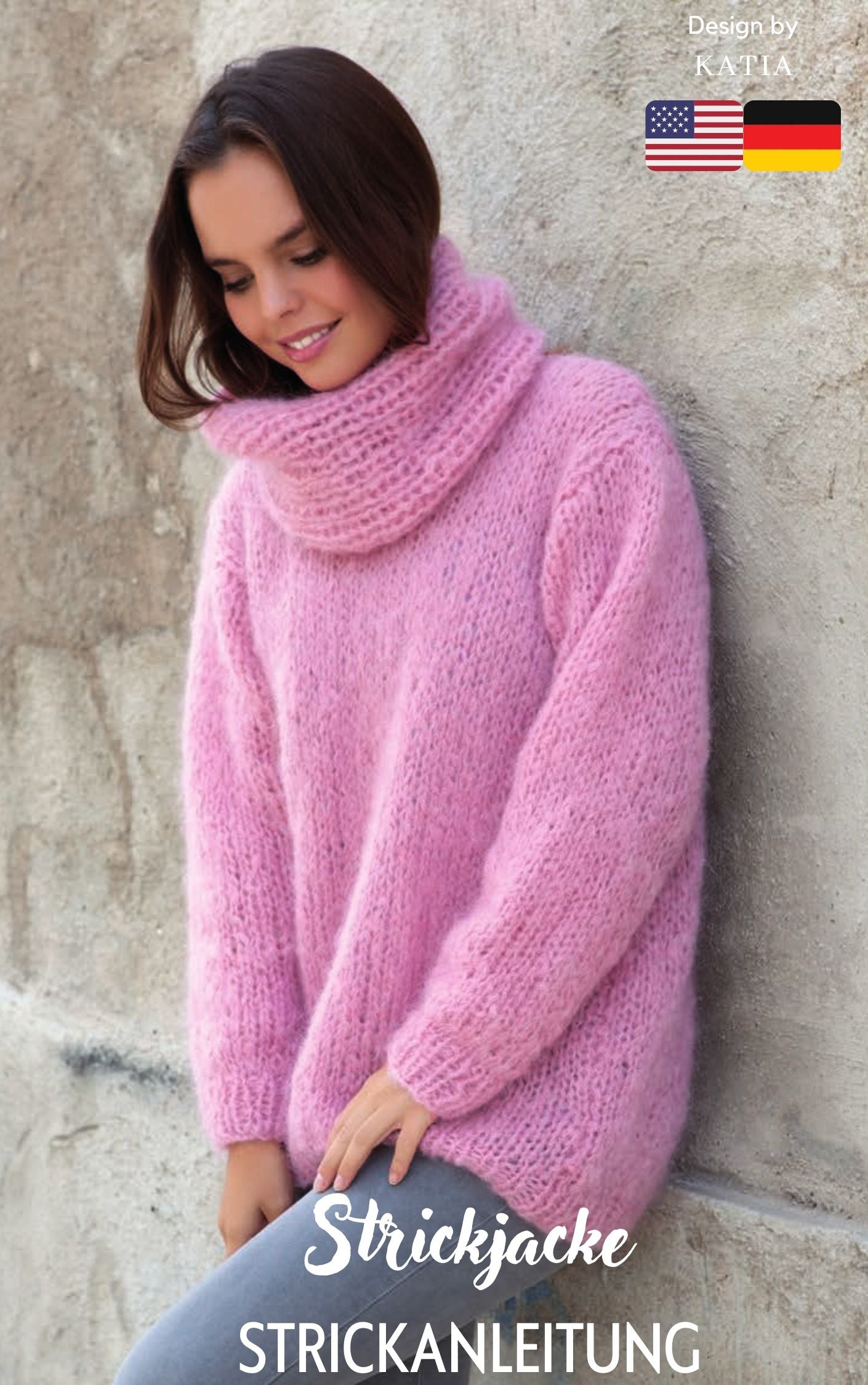 Strickanleitung Pullover aus Ingenua Mohair schnell gestrickt - Beemohr