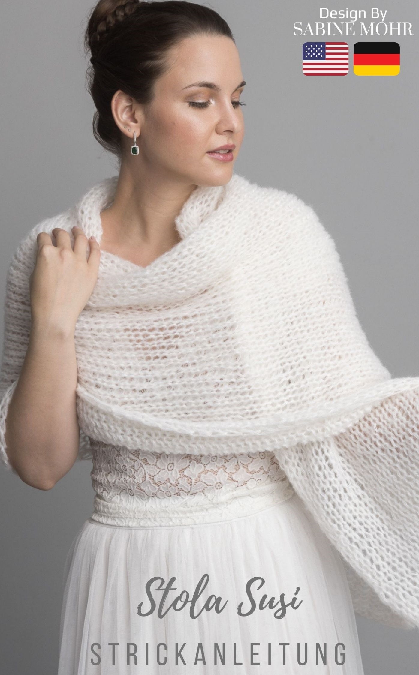 DIY: Strickanleitung für eine Stola aus weichem Baby Alpaka von Lanartus - Beemohr