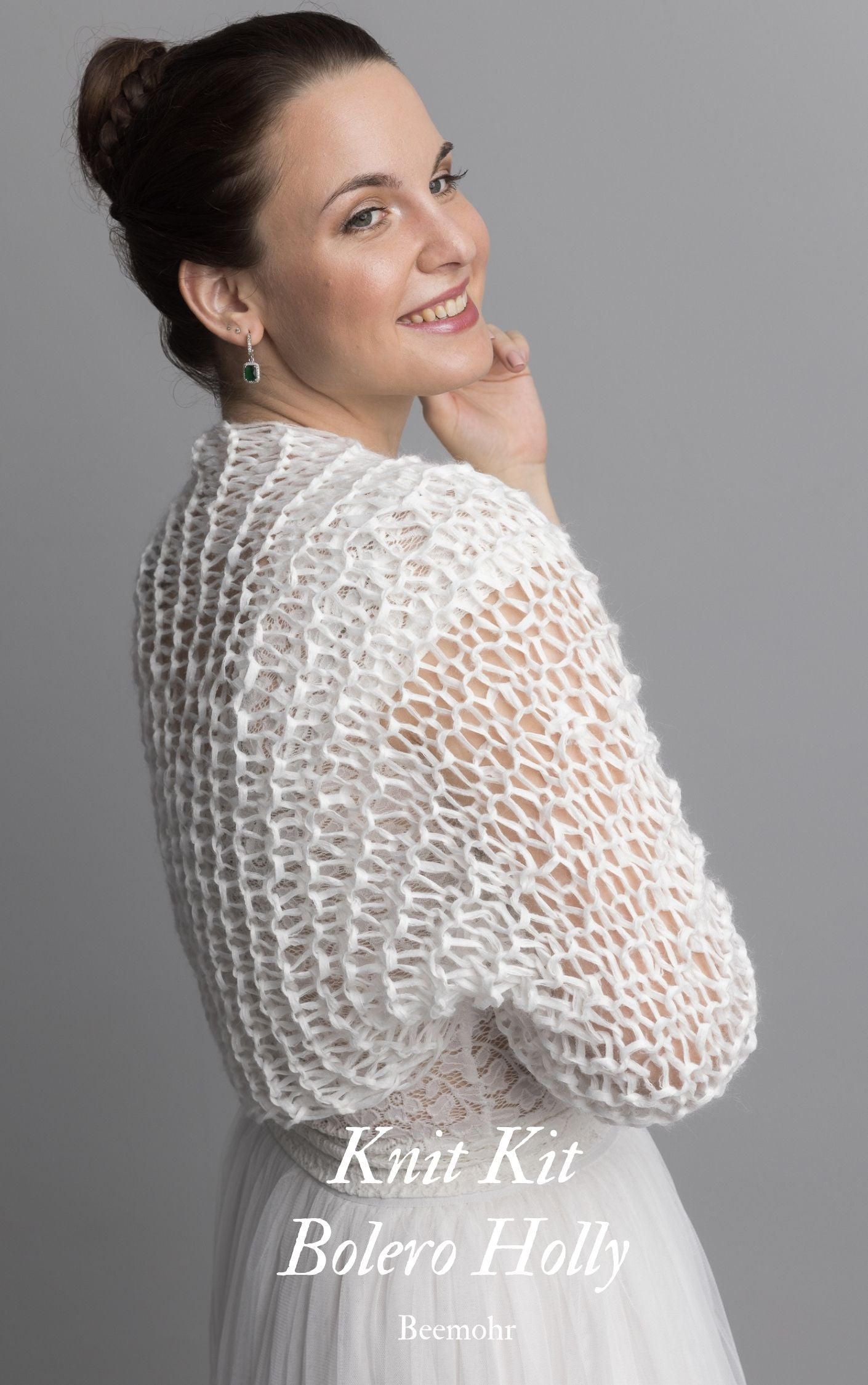 Strickbox Bolero HOLLY aus Bändchengarn Washi von Katia - Beemohr