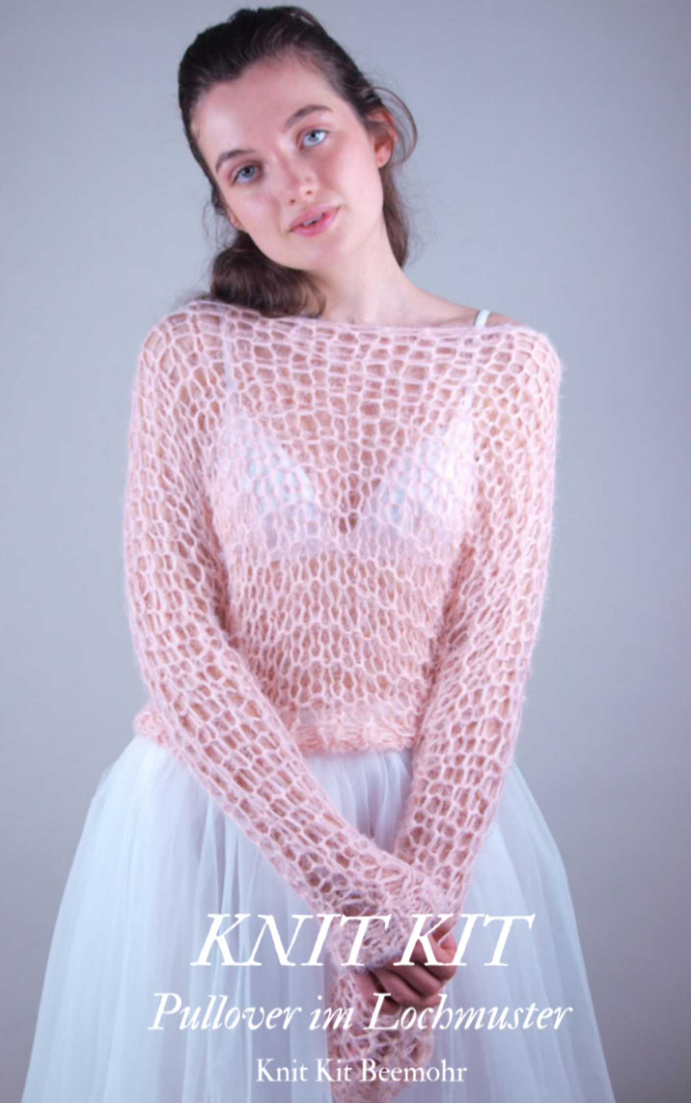 STRICKSET: Charly ein Pullover in grober Masche zum Selber Stricken - Beemohr