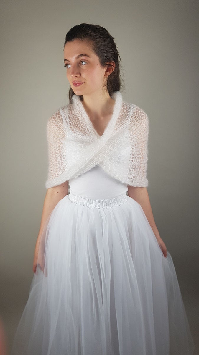Knit Kit für einen Loop Sinja mit Strickanleitung, Wolle und Stricknadeln - Beemohr