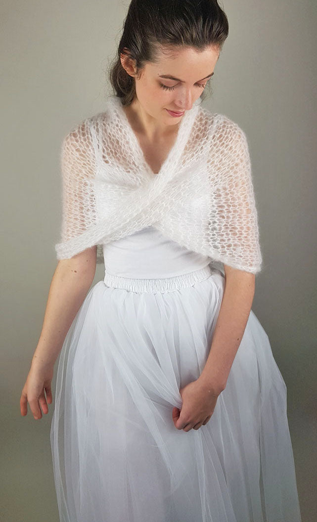 Strickbox: Strickanleitung, Wolle und Stricknadeln für einen Loop - Beemohr