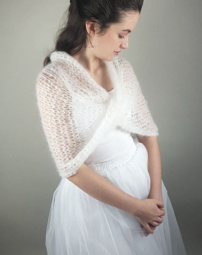 Strickbox: Strickanleitung, Wolle und Stricknadeln für einen Loop - Beemohr