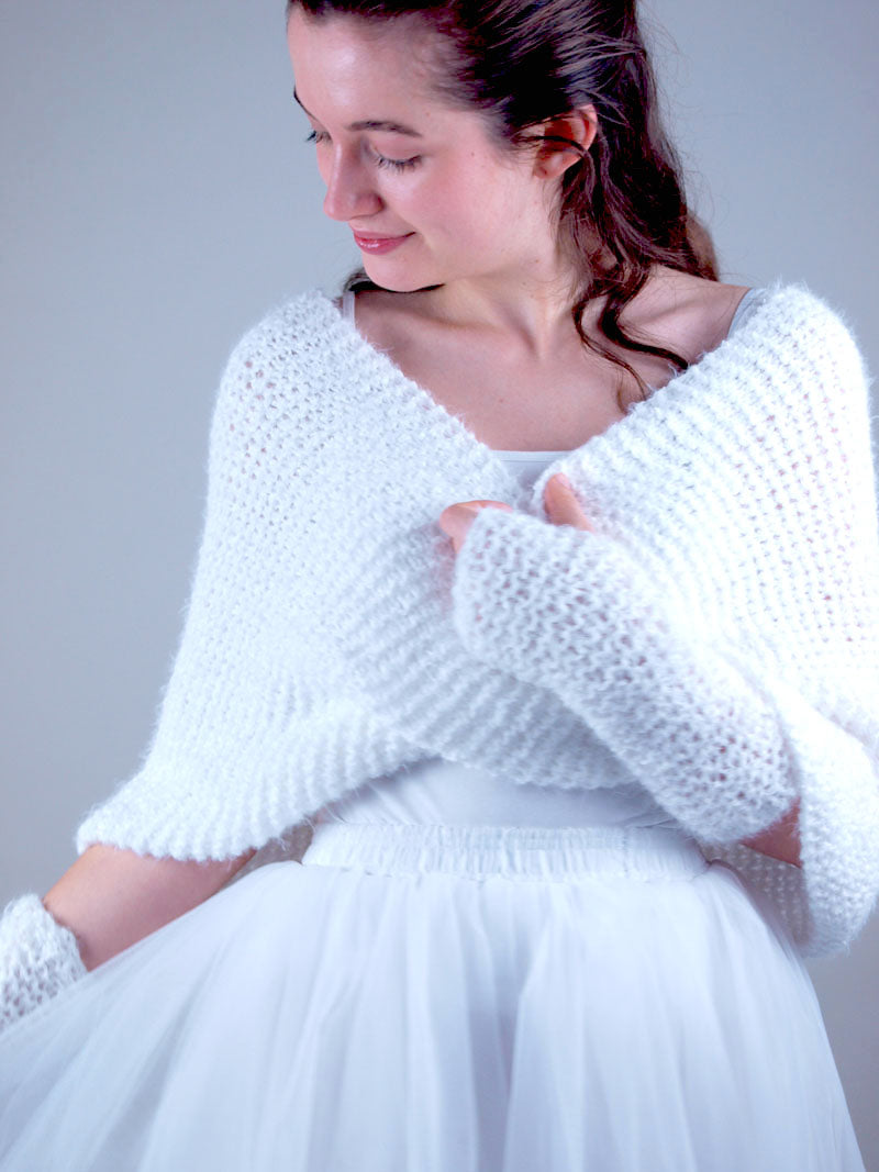 Strickanleitung Snow kuscheliger Loop & Stulpen DIY - Beemohr