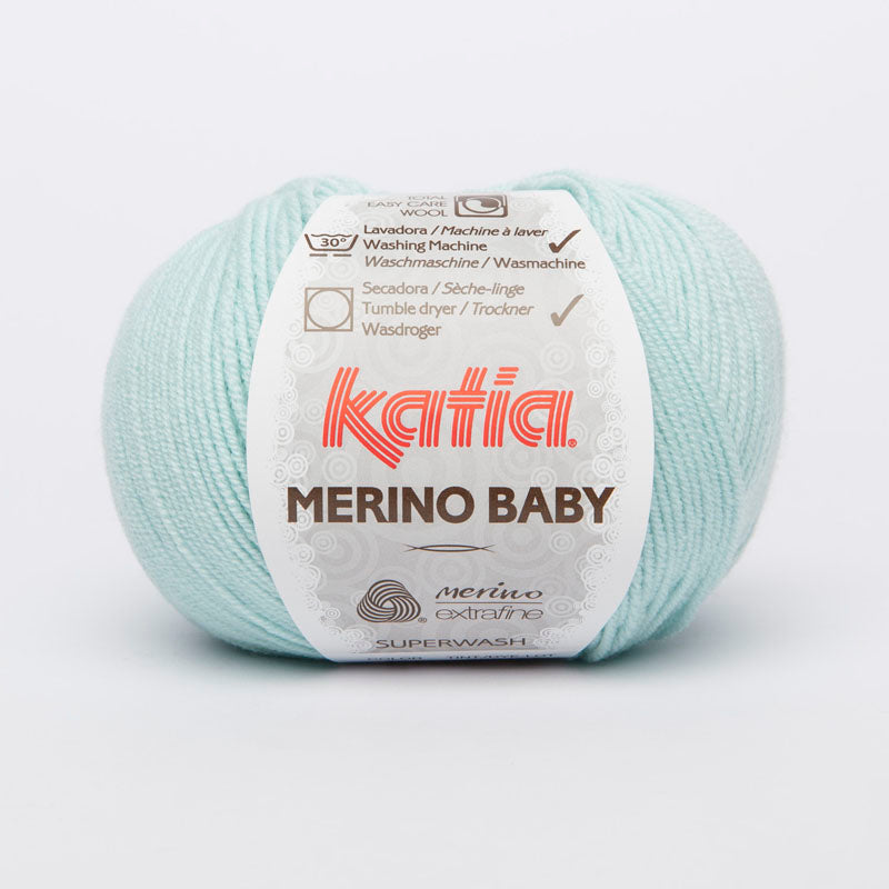 STRICKSET: Babydecke aus Baby Merino von Katia zum Stricken - Beemohr