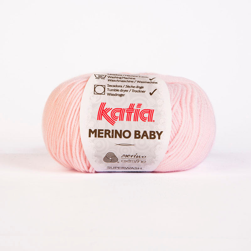 STRICKSET: Babydecke aus Baby Merino von Katia zum Stricken - Beemohr