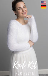 Knit your cozy bridal sweater with beemohr