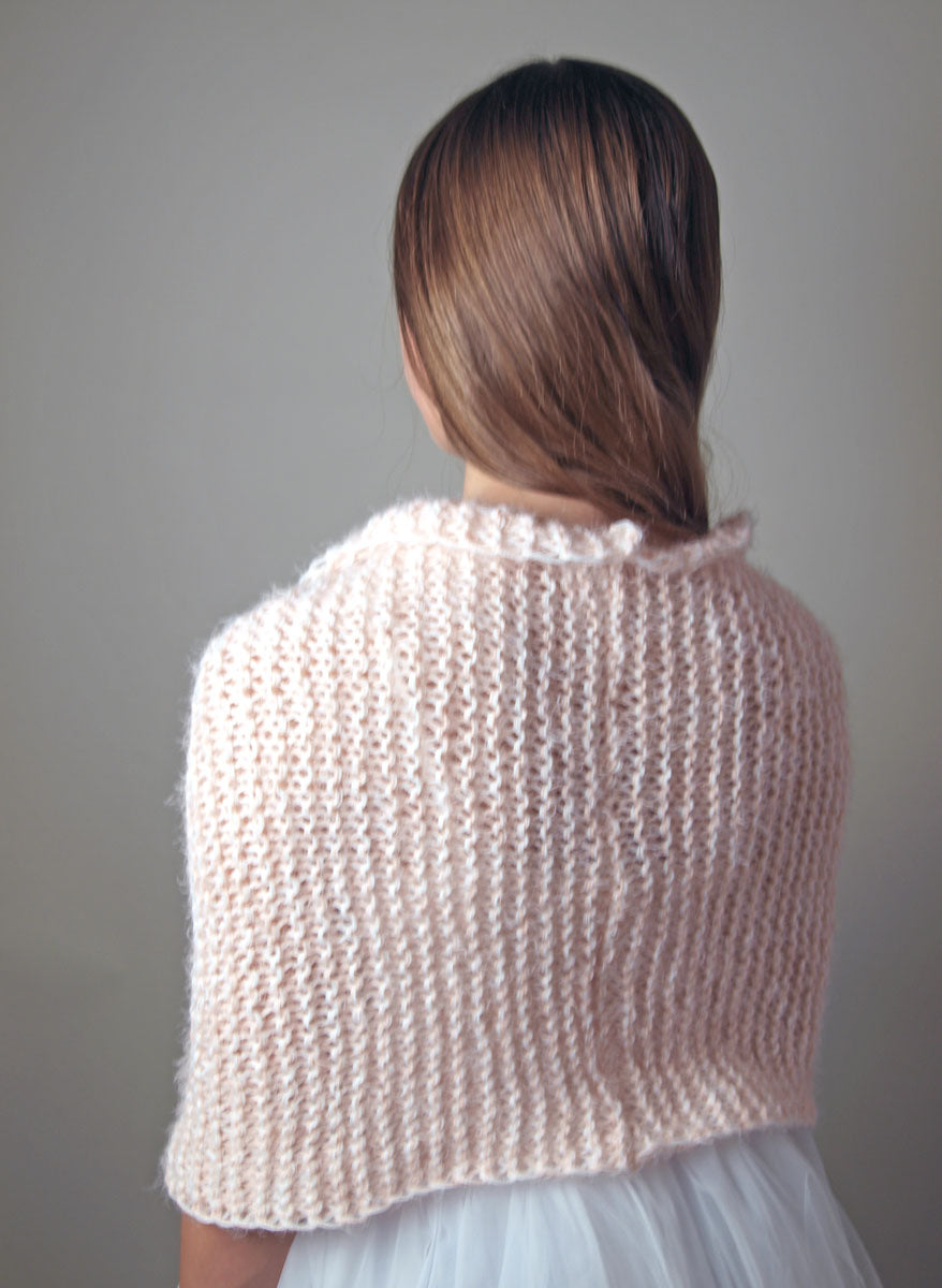 KNIT KIT für einen Loop gestrickt für Bräute aus Estivo Wolle - Beemohr