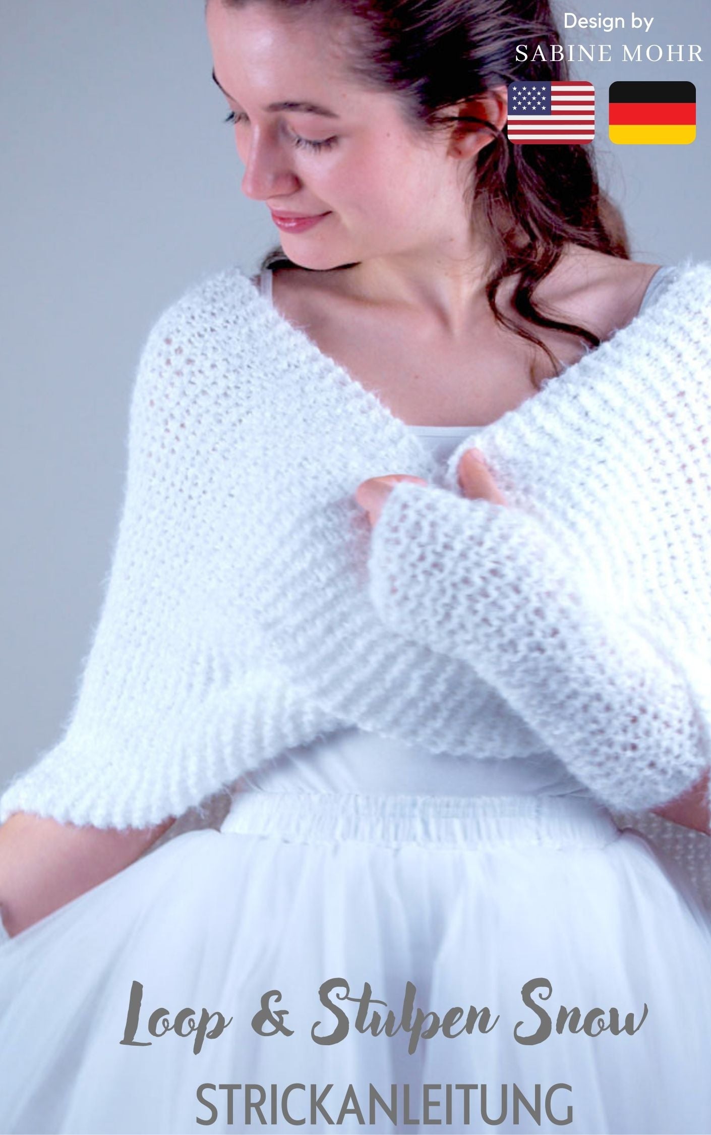 Strickanleitung Snow kuscheliger Loop & Stulpen DIY - Beemohr