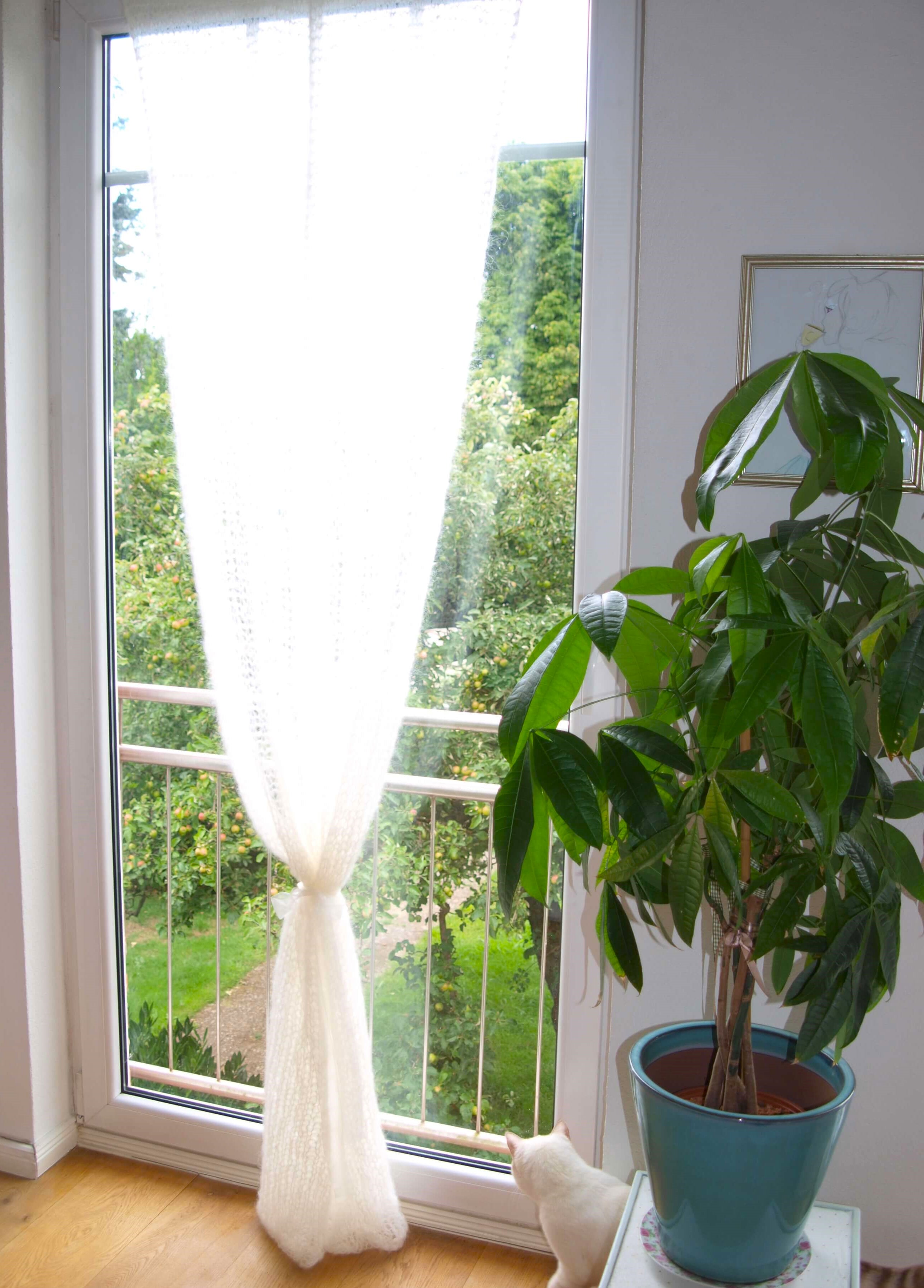 DIY Vorhänge gestrickt