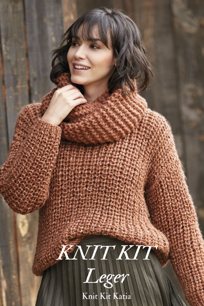 STRICKBOX: Pullover aus Winter Washi Wolle von Katia zum selber stricken - Beemohr