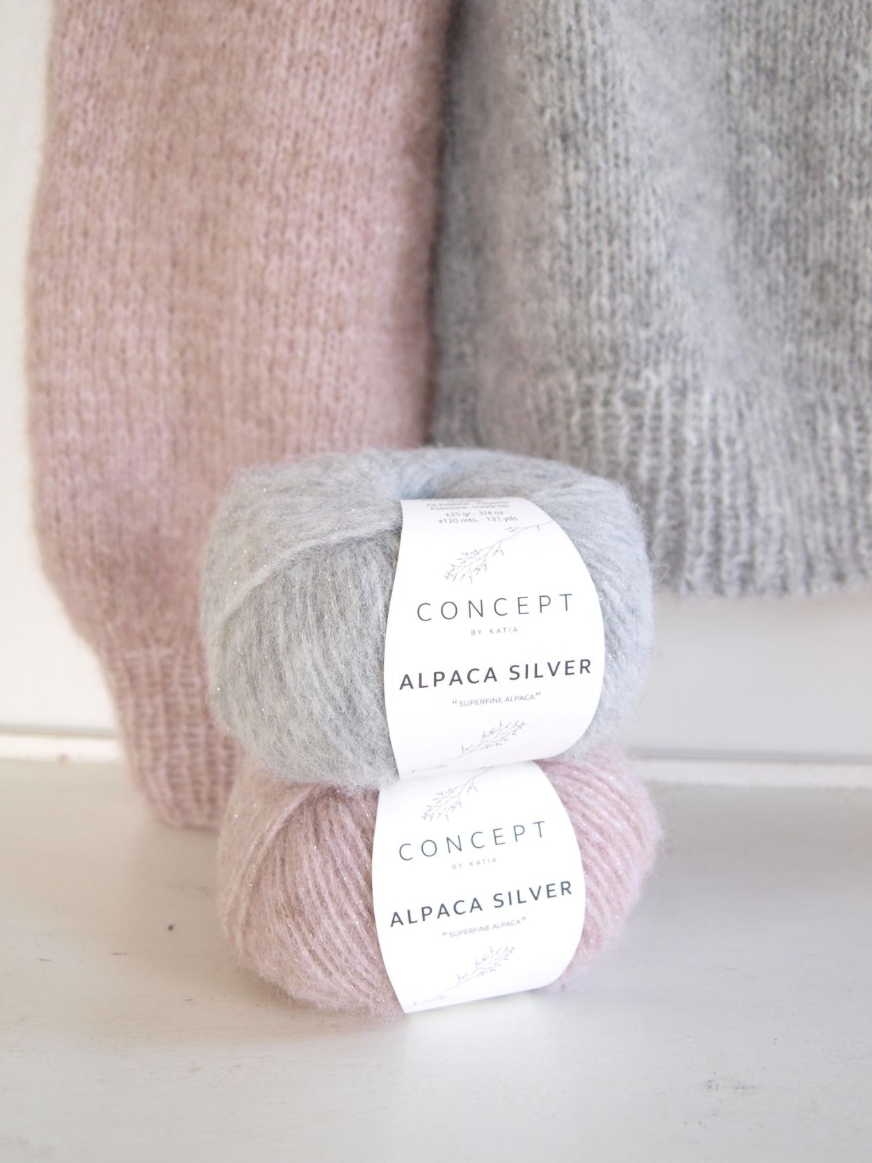 STRICKANLEITUNG: 2 - Farbiger Pullover aus weichem Alpaca Silver von Katia - Beemohr