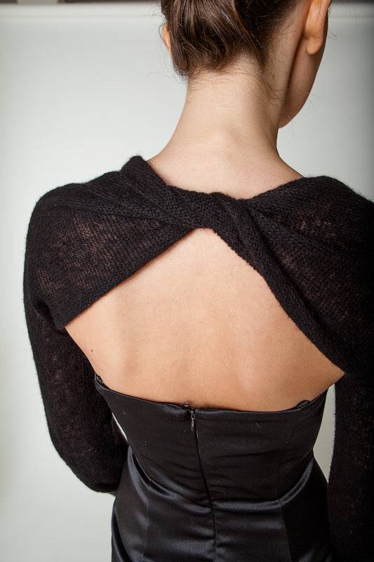 Gedrehter Schal für ihr Abendkleid für tief ausgeschnittene Kleider - Beemohr