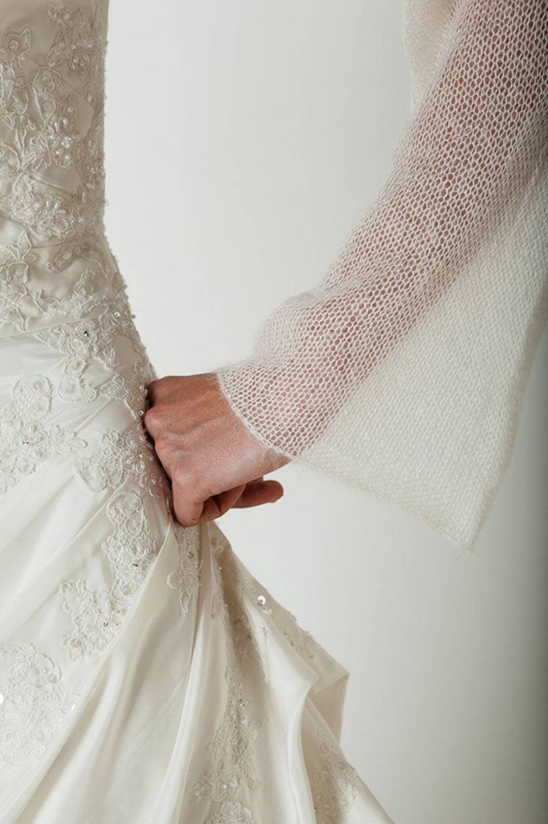Gedrehter Schal für ihr Abendkleid für tief ausgeschnittene Kleider - Beemohr