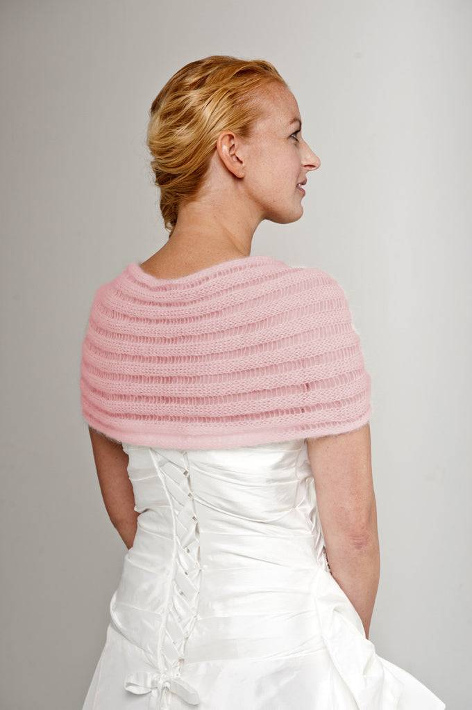 Braut Cape Strickanleitung in wenigen Stunden gestrickt ihr Brautaccessoire - Beemohr