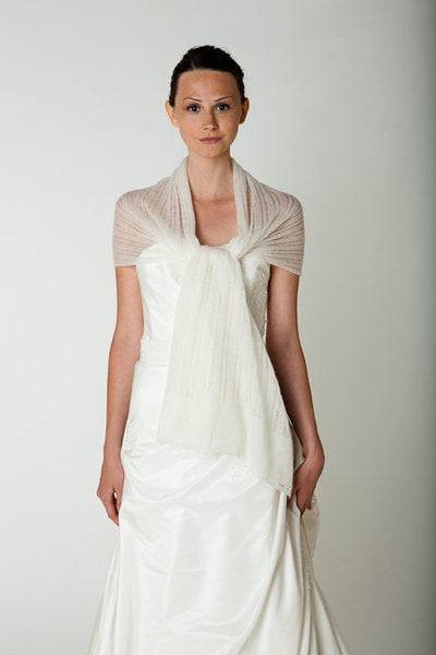 Braut Lace Stola Strickanleitung für ihren Brautschal in schönem Lochmuster für ihre Hochzeit - Beemohr