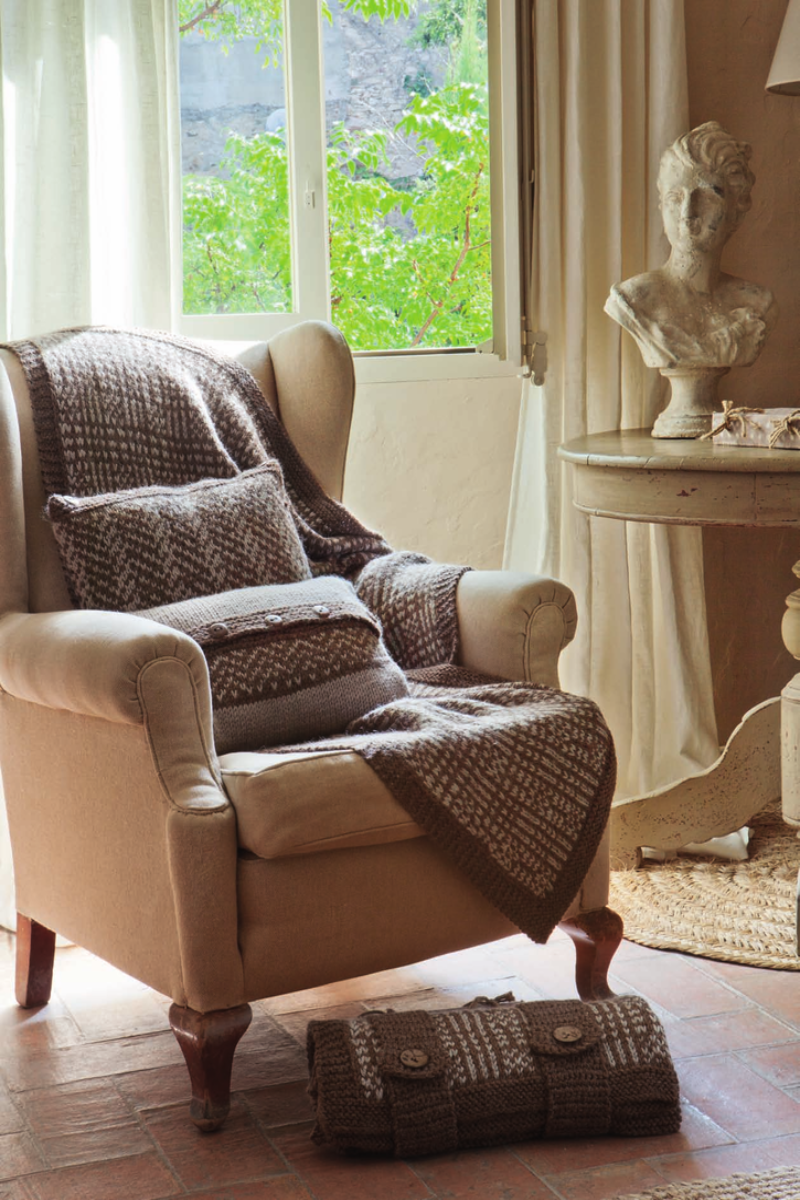 Strickanleitung für gemütliche Couch-Decke - Beemohr