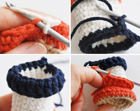 Strickfan Felix vom weltweiten Stricktag Häkelanleitung - Beemohr
