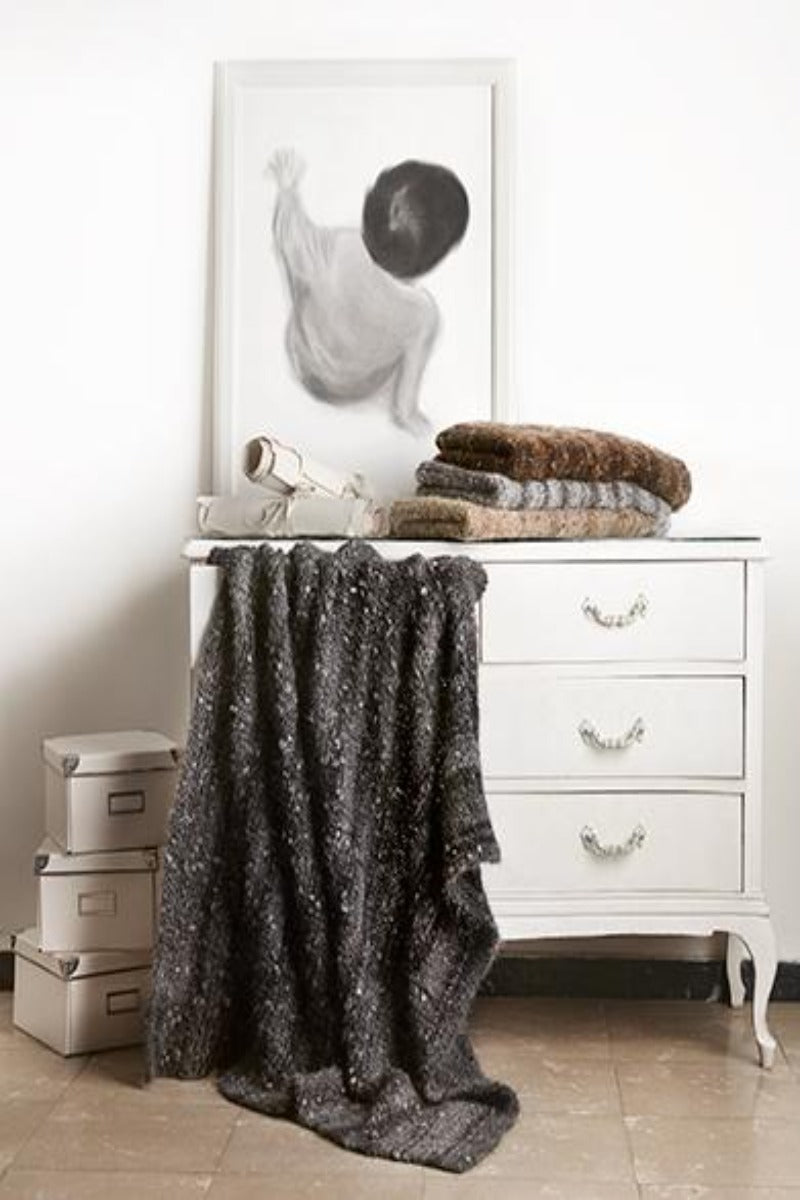 Strickanleitung Couch Decke Sweet Home selber stricken - Beemohr