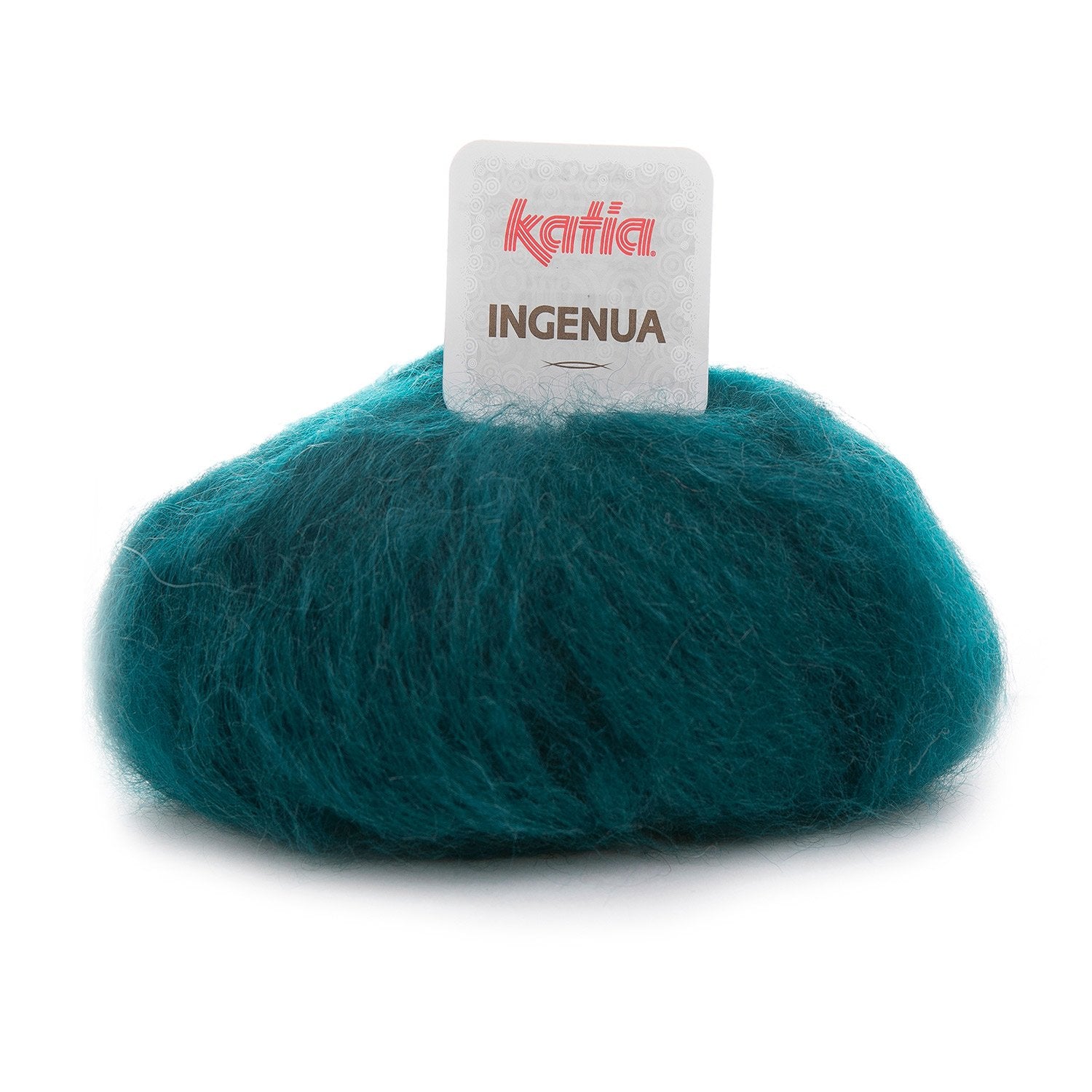 KNIT KIT: Mohair Jacke INGENUA super Dick im Strickset mit Strickanleitung von KATIA - Beemohr