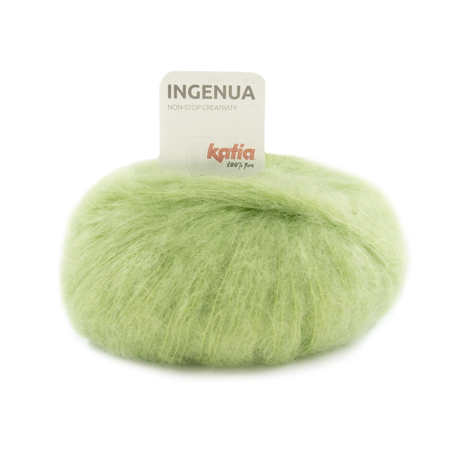 KNIT KIT: Mohair Jacke INGENUA super Dick im Strickset mit Strickanleitung von KATIA - Beemohr