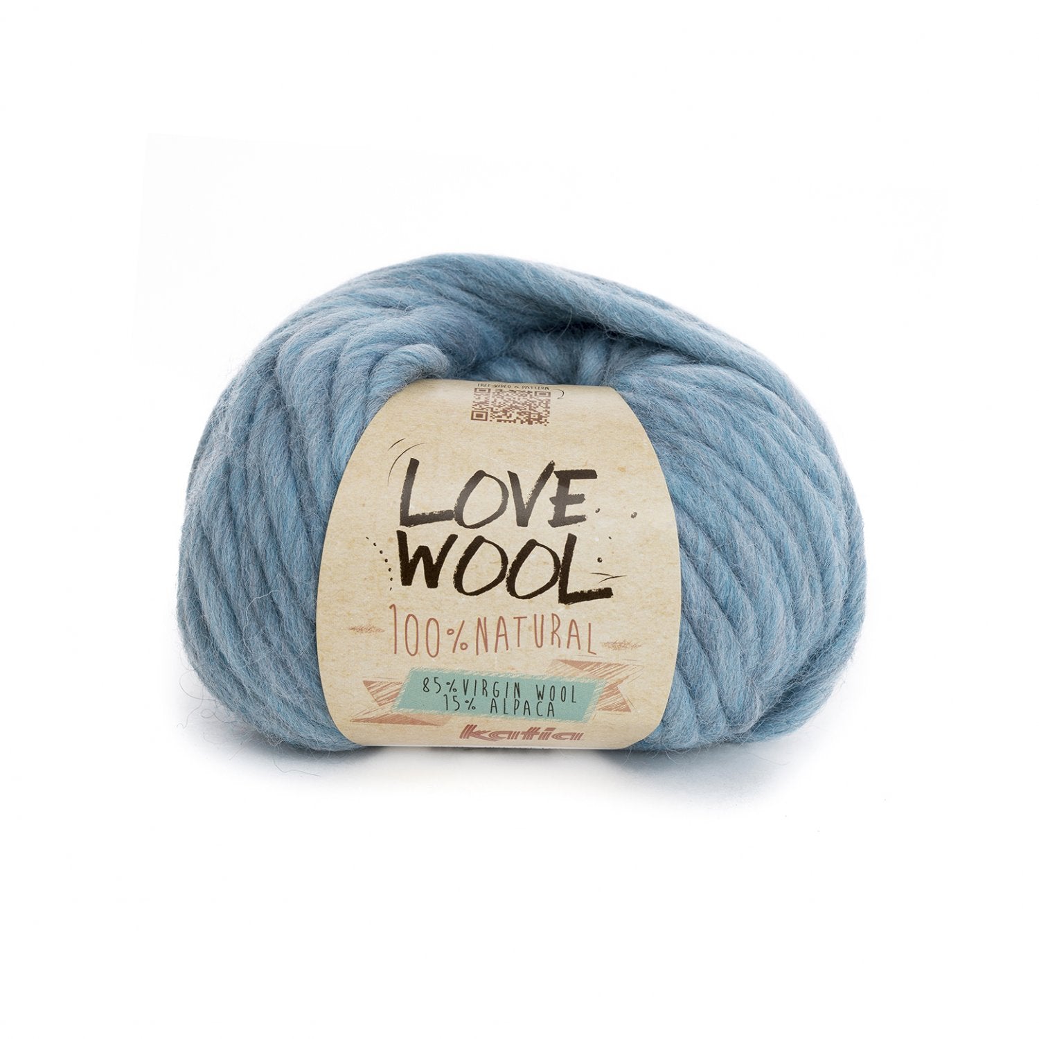 Love Wool dicke Wolle aus natürlichem Garn von KATIA - Beemohr