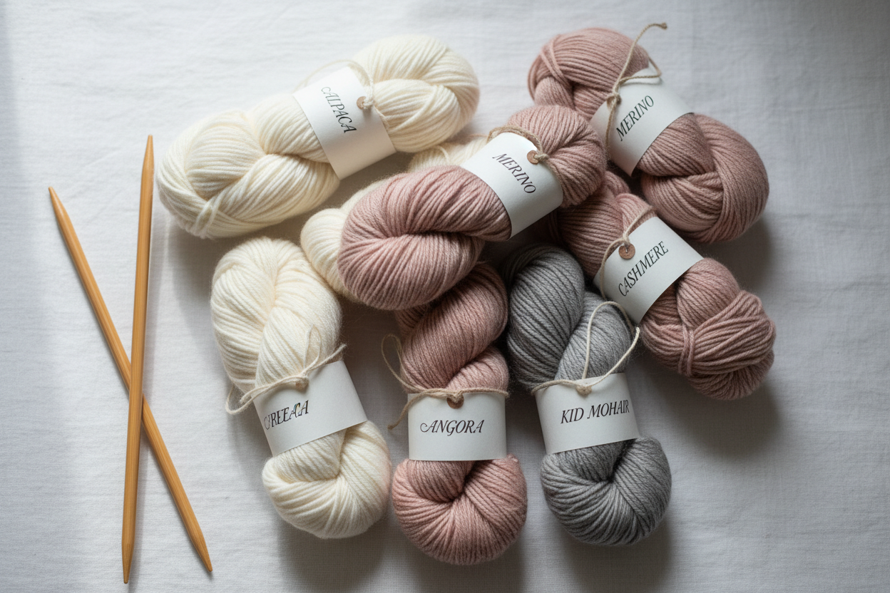 Edle Wollsorten für Brautjacken – Alpaka, Merino, Kaschmir, Angora und Kid Mohair bei Beemohr