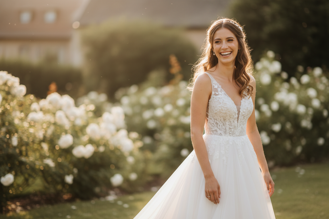 Der große Tag die Hochzeit mit Strickmode von Beemohr