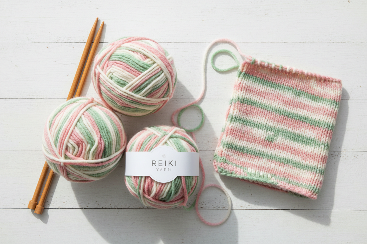 Bunten Strickpullover stricken