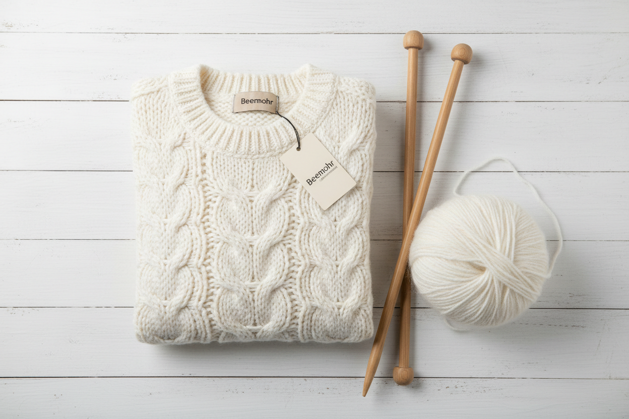 Handgestrickte Weihnachtsgeschenke – Strickanleitungen und Wolle von Beemohr