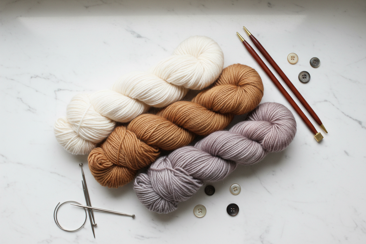Stricken mit Wolle von Katia, Lanartus oder Filatura Di Crosa